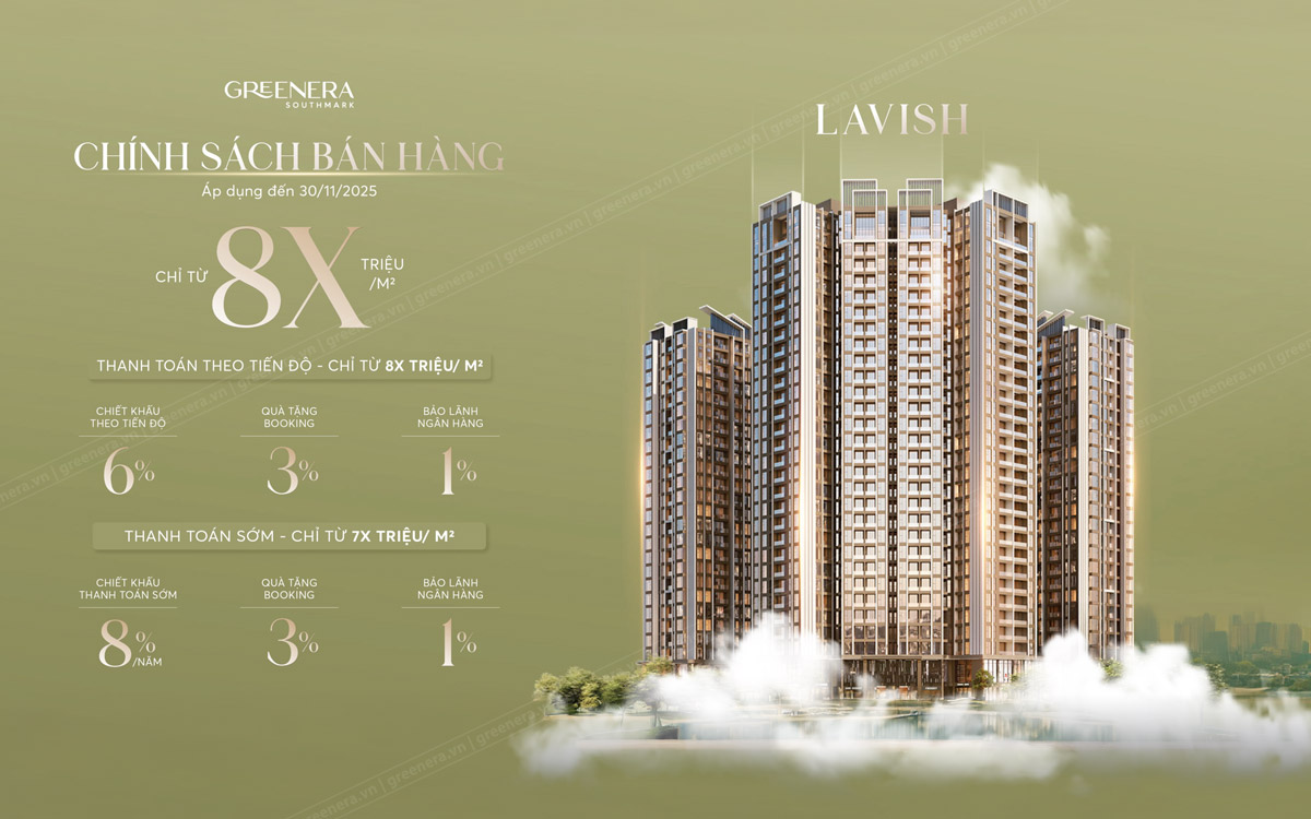 Chính sách bán hàng Greenera Southmark
